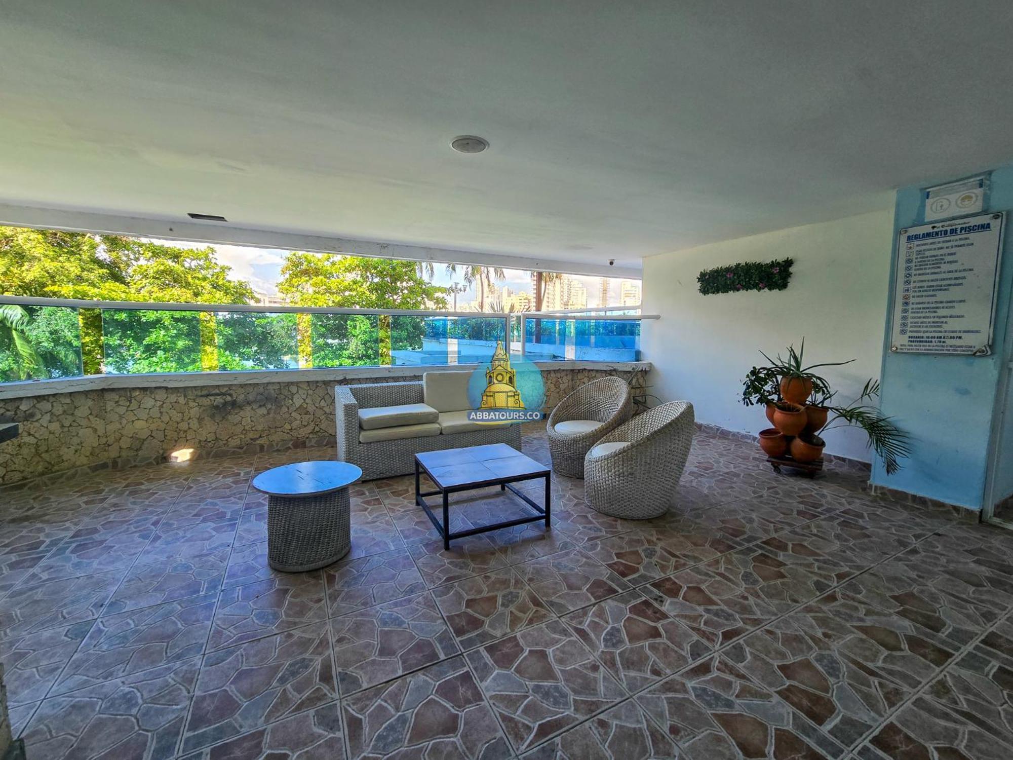 Apartamento Apto Vista Lateral Mar Piso 15 Cartagena